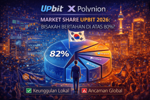 market share Upbit 2026 di pasar kripto Korea Selatan 