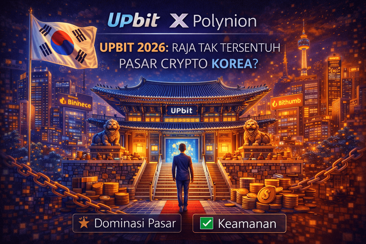 Upbit 2026 dan dominasi pasar crypto Korea Selatan