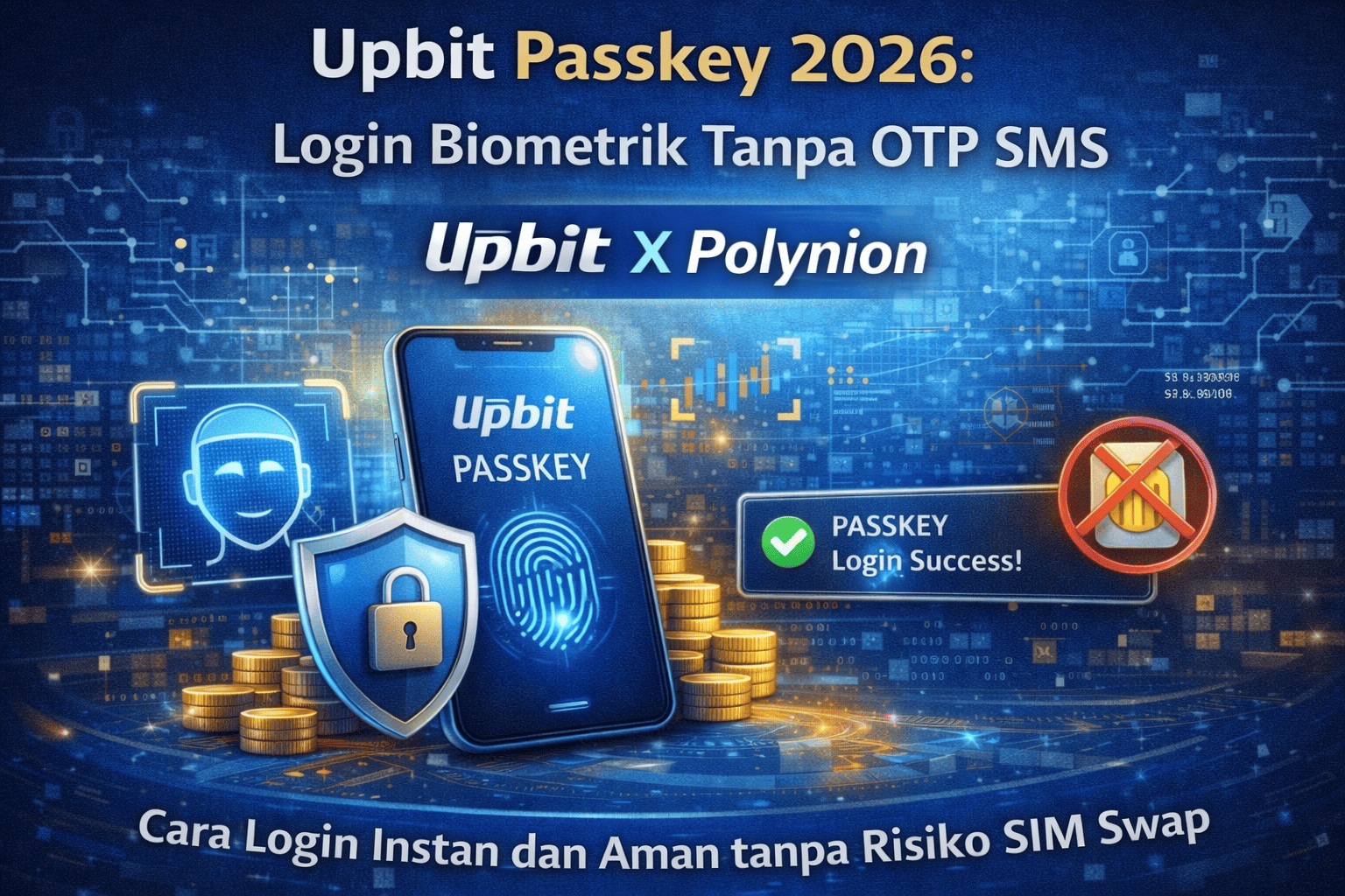 Upbit Passkey 2026: Login Biometrik Tanpa OTP